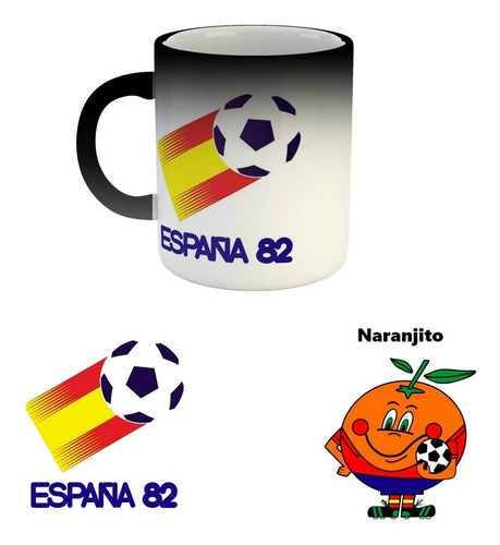 Taza Mágica Mundiales Fútbol España 82 |de Hoy No Pasa| 5