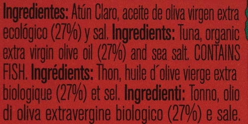 Ortiz Atún Claro En Aceite De Oliva Extra Virgen Orgánico -