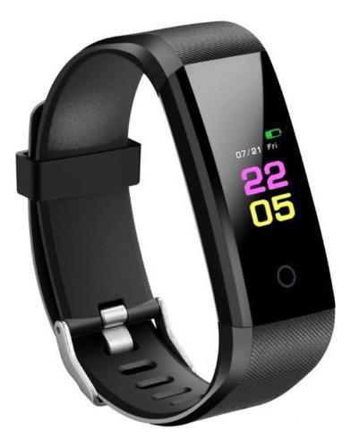 2x115 Plus Watch Fitness Monitor De Cardíaco Negro