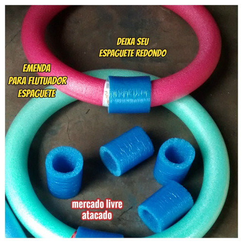 Emenda P/espaguete Ficar Redondo Ou Maior Kit C/20 Conector