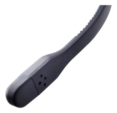 Headset Usb Call Center Premium Com Microfone Flexível Cor Preto Luz Preto