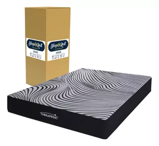 Colchon En Caja Memory Foam Individual Therapedic Claire Ci