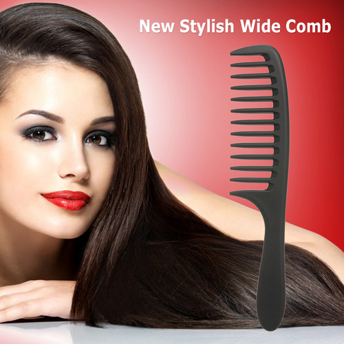 Peine De Dientes Anchos Para Desenredar El Cabello, Peine An