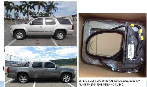 20843108 Espejo Izquierdo Tahoe 2013 Tapa Cromada 300