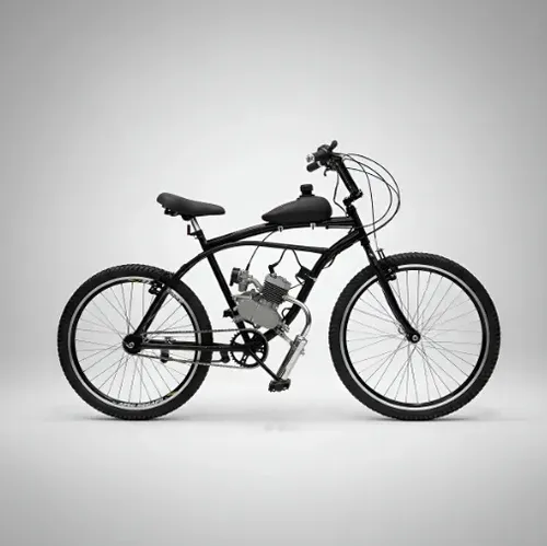 Bicicleta Motorizada Bike Simples 80cc - Montada E Testada Preto 18