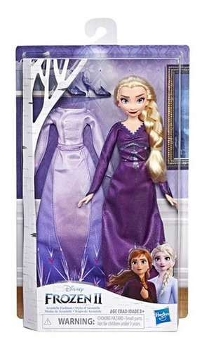 Frozen 2 Muñeca Elsa O Anna Mas Vestido Extra Hasbro E5500