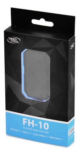 Imagen 8 de 9 de Cooler Hub Deepcool Hasta 10 Cooler 3 - 4 Pines Power Sata