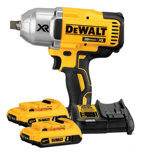 Chave De Impacto 1/2 + 2 Baterias 2ah Xr 20v Dewalt Dcf899
