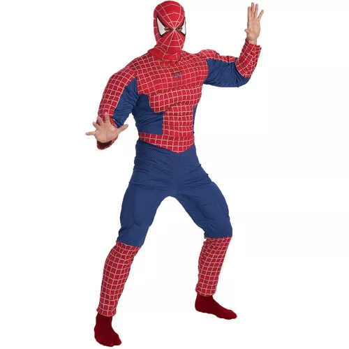 Marvel - Disfraz de Spider-Man para adultos, disfraz de superhéroe de  Spiderman para Halloween, con licencia oficial