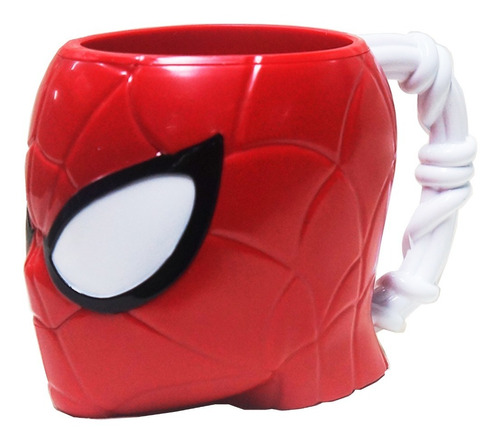 Taza Infantil Spiderman 3d Taza Plástica Hombre Araña Cresko