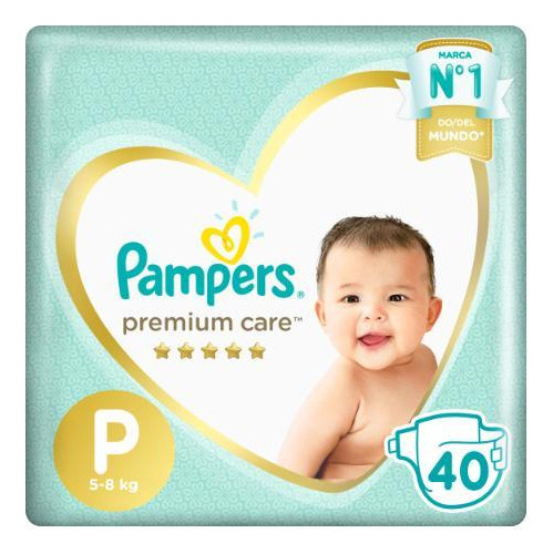 Pampers Pañales Premium Care P 40 Nf