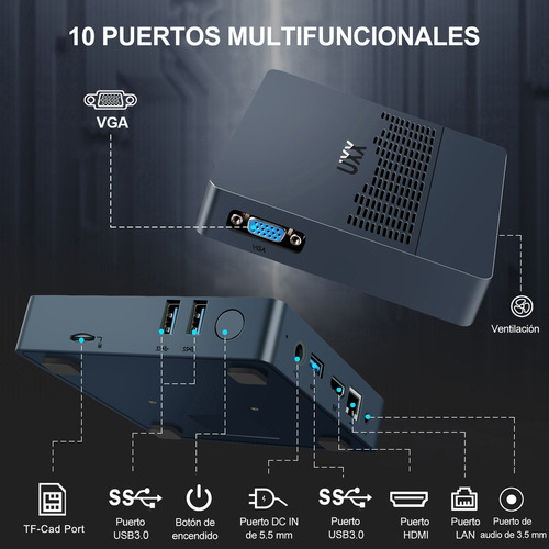 Mini Pc Uxx X20 Intel Apollo Lake Processor N3350 (Usado)