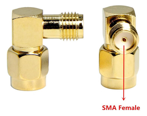 Conector Sma 90° Para Gafas Fpv Y Transmisores