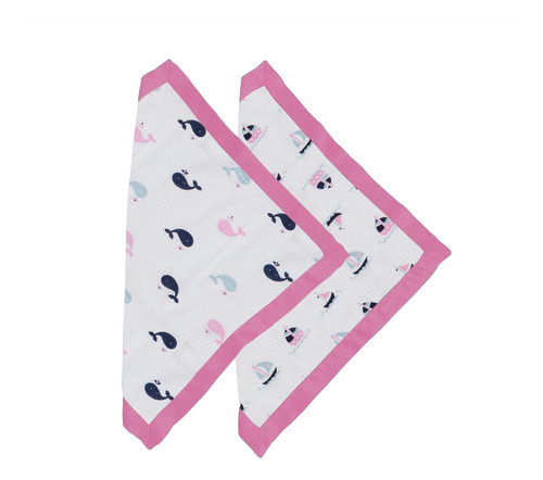 Bacati - Little Sailor Muslin 2 Pc Mantas De Seguridad (barc