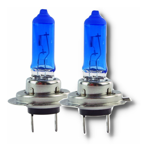 Imagem 2 de 7 de Lampada Super Branco H1 H7 4500k 55w 2 Pares 12v Asx Halogen