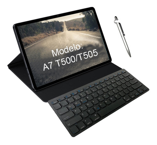Capa Com Teclado Para Tablet Samsung Galaxy Tab A7 10.4 T500