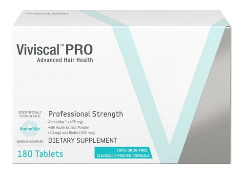 Imagen 1 de 5 de Viviscal Professional 180 Tabletas | Big Box | Importado