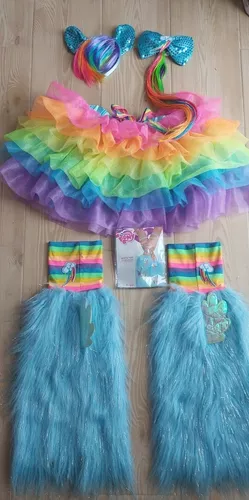  Disney Disfraz de adulto de lujo de la película Rainbow Dash de  talla grande para mujer, Multi : Ropa, Zapatos y Joyería