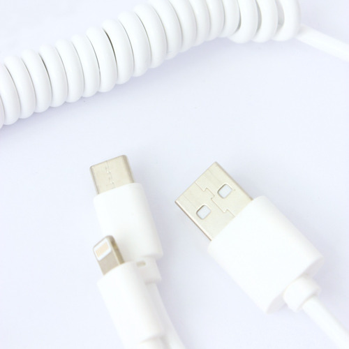 Cable Usb Tipo C Compatible Con I Phone Doble Conexion