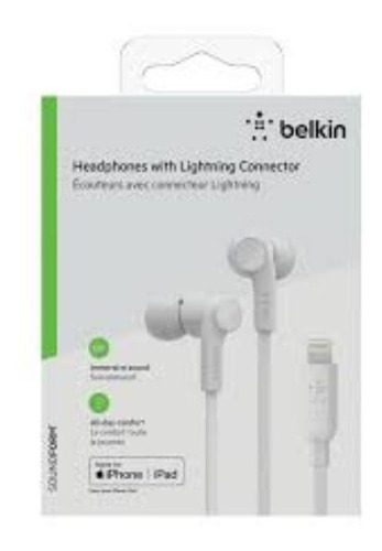 Auriculares Belkin Rockstar Con Conector Lightning