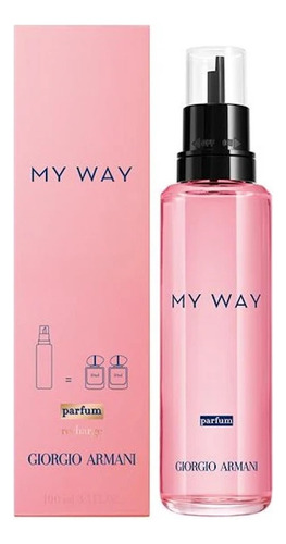 Recarga De Perfume Armani My Way (hasta 2 Recargas De 50 Ml) Volumen De La Unidad 100 Ml