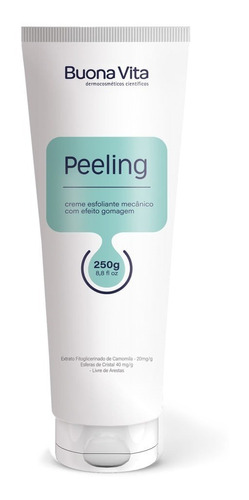 Peeling Físico Esfoliante Corporal E Facial 250g Buona Vita