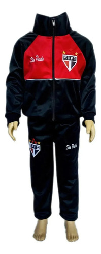 Agasalho Do São Paulo Infantil Preto 12