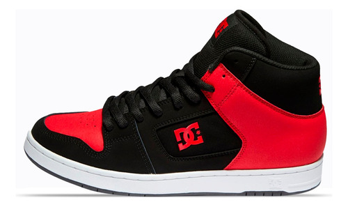 Dc Shoes Manteca 4 Hi Para Caballero Color Negro, Rojo