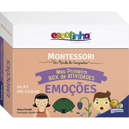 Imagem 1 de 5 de Montessori Meu Primeiro Box de Atividades... Emoções (Escolinha), de Piroddi, Chiara. Editora Todolivro Distribuidora Ltda. em português, 2020