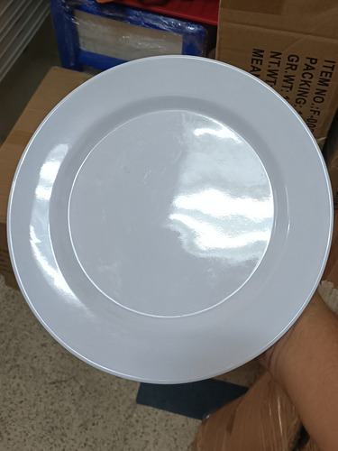 Imagen 2 de 2 de Plato Melamina Al Mayor Pack 12 Unidades