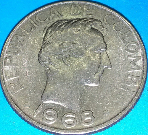 Colombia Moneda 20 Centavos 1968