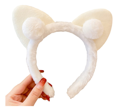 Diadema De Halloween Con Orejas De Gato Para Mujeres Y Niñas