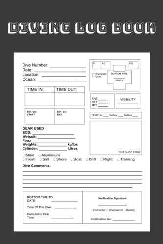 Libro: Diving Log Book: Scuba Diving Log Book, Ssi Divelog,