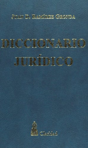 Libro Diccionario Jurídico De Juan D Ramírez Gronda Ed: 12
