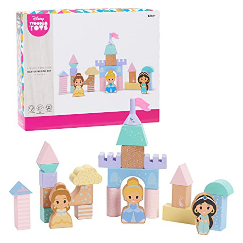 Princess Castle Block Set, 25 Piezas Incluyen Figuras D...