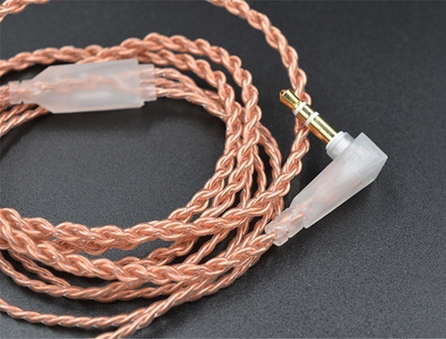 Imagem 2 de 5 de Cabo Original Cobre Kz Zst Zs10 Zsr Zs Ed12 Es3 Es4 Sem Mic