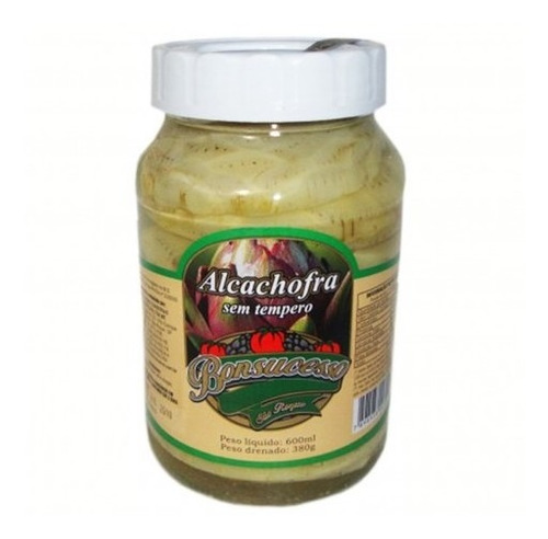 Imagem 1 de 1 de Fundo De Alcachofra Conserva Sem Tempero 600ml - Bonsucesso