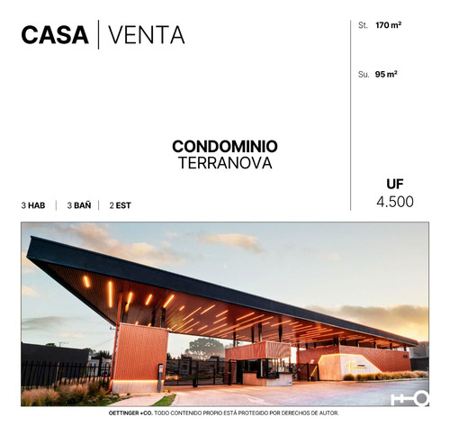 Casa Esquina En Venta - Condominio Terranova