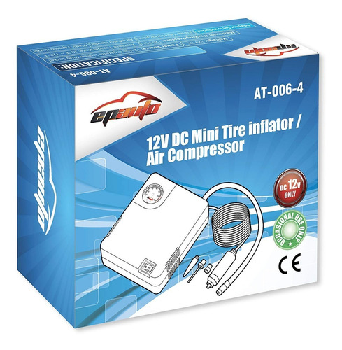 Compresor Portatil Aire 12vdc Auto,bicicletas,motos Con Acce