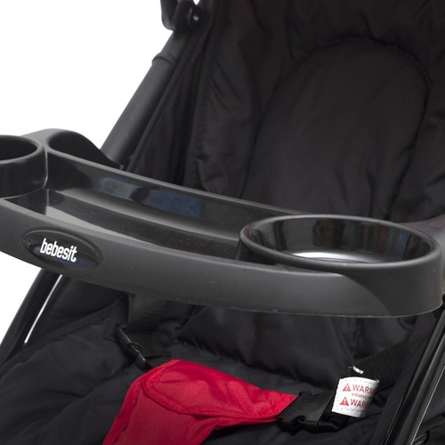 Imagen 8 de 10 de Cochecito Travel System Bebesit 1305ts Onyx Reclinable 3 E 1