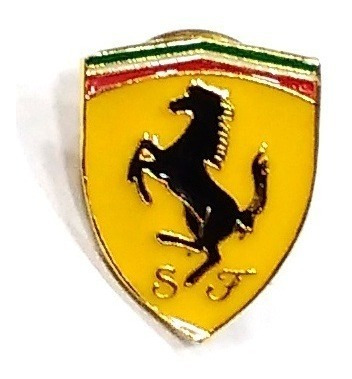 Pim Bótom Broche Pin Ferrari Folheado A Ouro De Qualidade