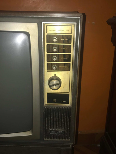 Imagen 8 de 8 de Antiquísima Televisión Philips Super Vision(art D Colección)