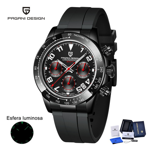 Reloj De Pulsera Pagani Design Para Hombre, De Cuarzo, De Si