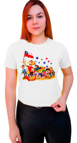 Polera 100%algodón Fiestas Patrias Condorito Y Su Gente 001