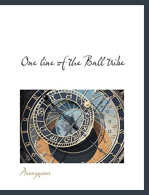 Libro One Line Of The Ball Tribe - Anonymous