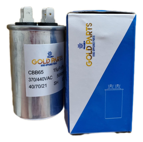 Capacitor De Trabajo 15 Mfd Dual 370v 440v Aire Minisplit
