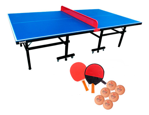 Mesa Ping Pong Exterior Interior Plegable C/ruedas N1 El Rey