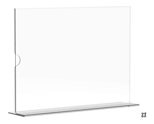 10 Display T 30x21cm A4 Ps Pvc Balcão Mesa Avisos Cardápios