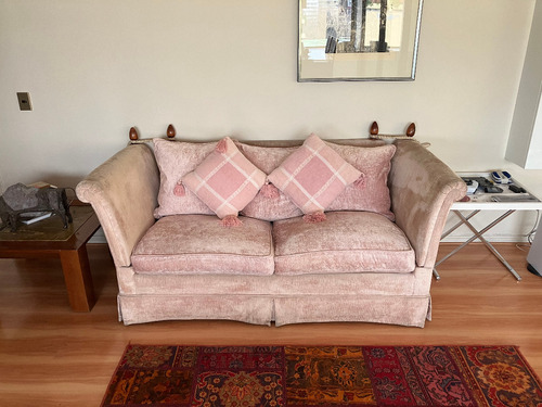 Sillón Terciopelo Rosado Laura Ashley