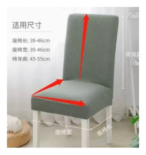 .s Funda De Silla De Forro Polar, 8 Piezas